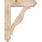 Ekena Millwork Funston Arts and Crafts Smooth Bracket w/ Offset Brace, Douglas Fir, 7 1/2"W x 30"D x 38"H BKT0806X30X38FST03SDF - alternate 3